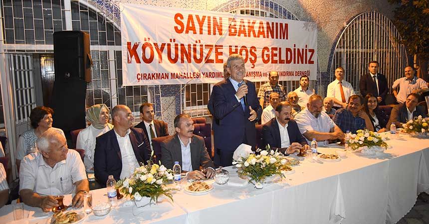 Tekkeköy'de Bakan coşkusu Tekkeköy'de Bakan coşkusu