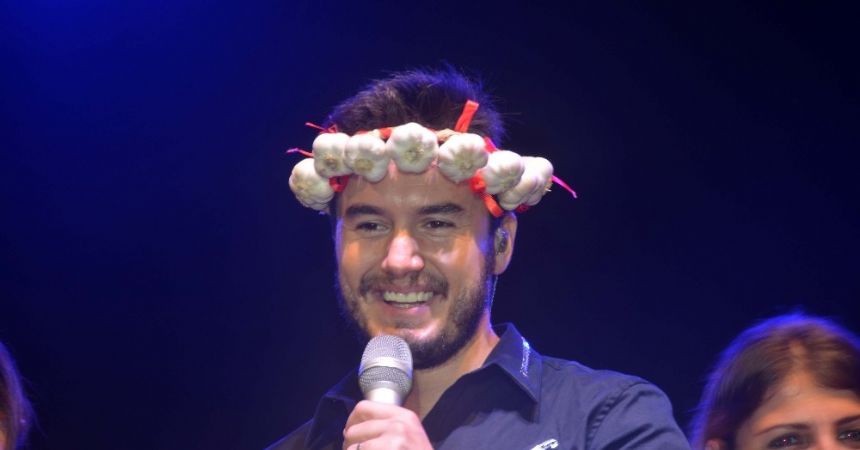 Mustafa Ceceli, Sarımsak Festivali'ni salladı