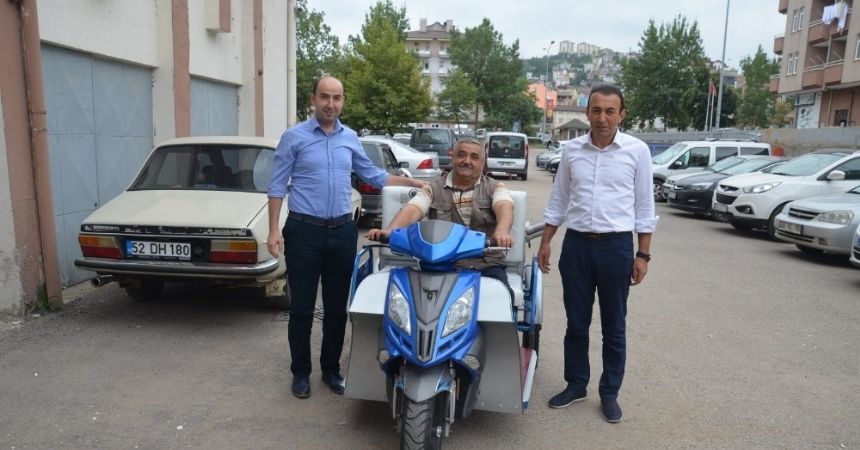 SYDV’den engelli vatandaşa motorlu araç