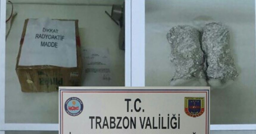 Trabzon’da sezyum yakalandı