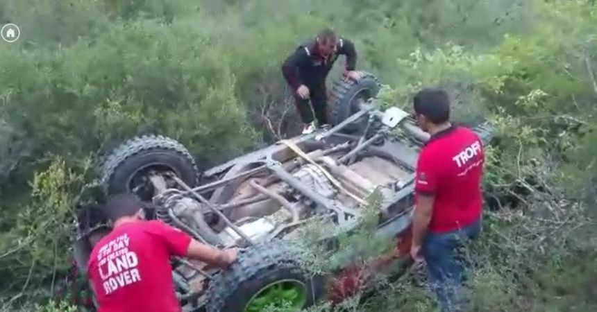 Offroad yarışlarında korkulu anlar Offroad yarışlarında korkulu anlar