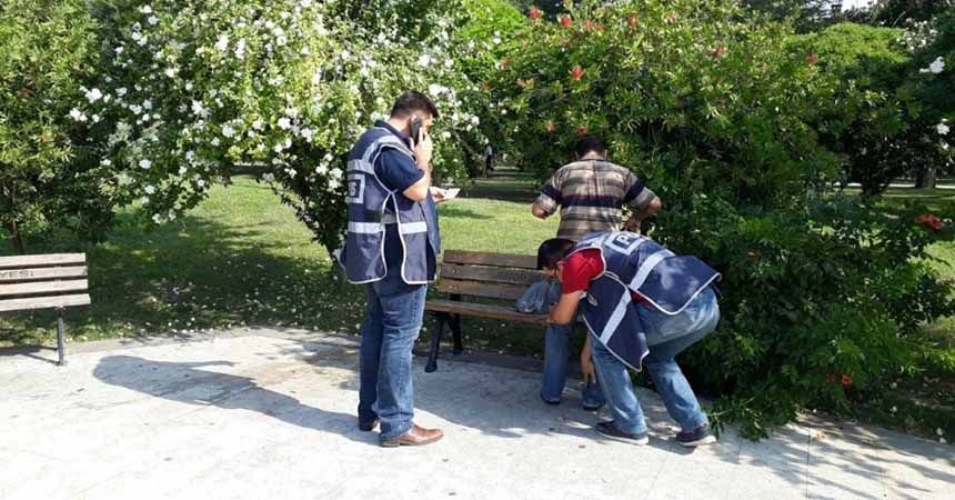 Sinop’ta Emniyet'ten park uygulaması Sinop’ta Emniyet'ten park uygulaması