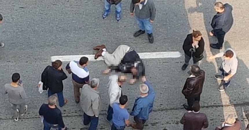 Karşıya geçerken canından oldu