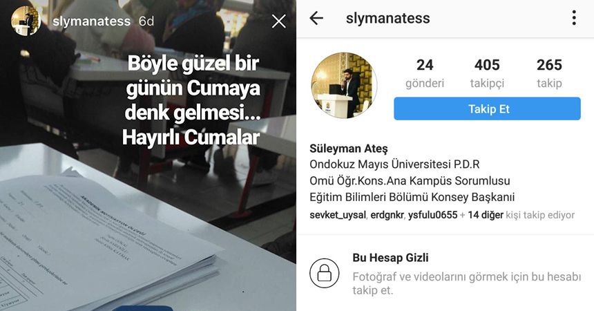 OMÜ'de Atatürk'e büyük saygısızlık