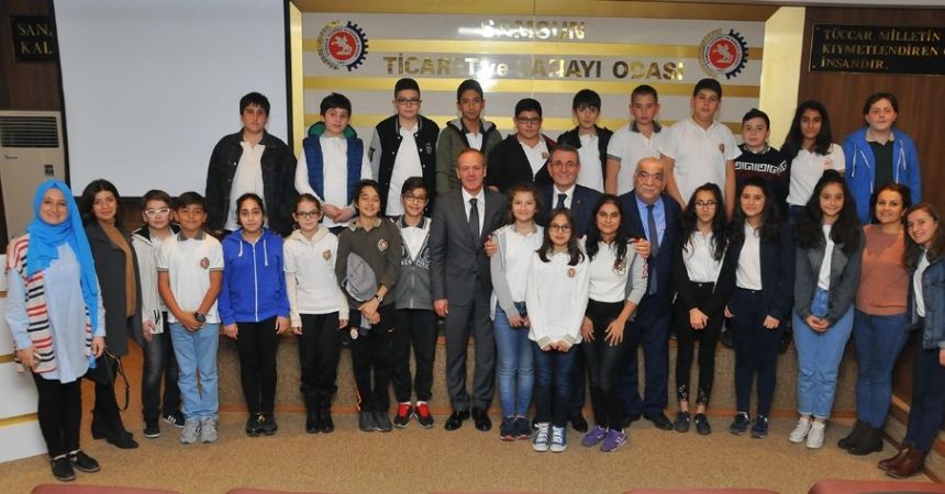 Öğrenciler Samsun TSO’da Öğrenciler Samsun TSO’da