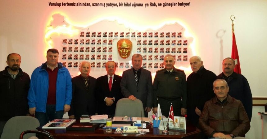 Garnizon Komutanı'ndan şehit yakınlarına ilgi