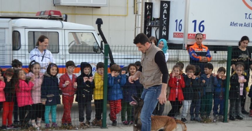 Minikler AFAD’ı tanıdı