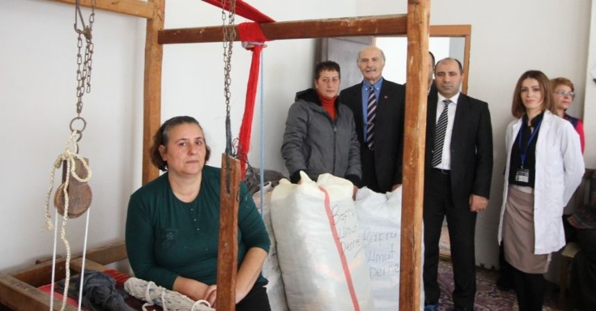 Bafra’da kirkitli kilim kursu