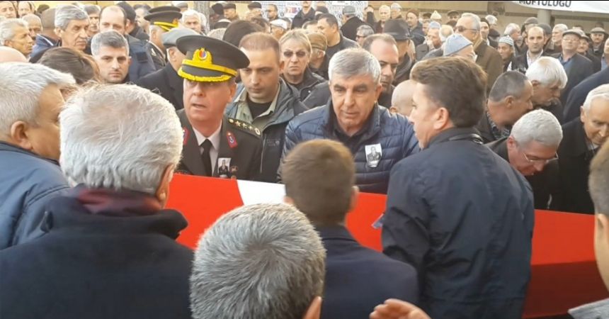 Emekli Tümgeneral son yolculuğuna uğurlandı