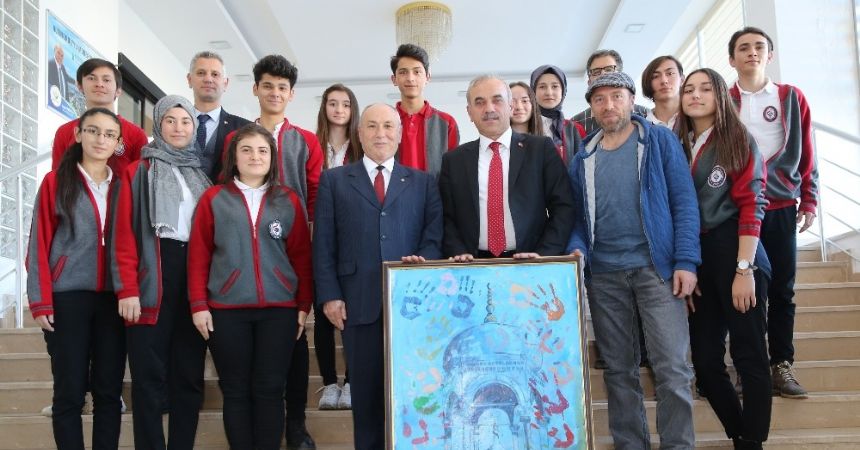 Serginin geliri şehit çocuklarına bağışlandı