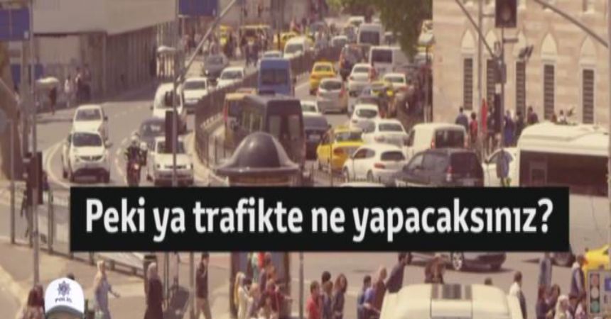 Trafik spotlarını işaret diline çevirdiler Trafik spotlarını işaret diline çevirdiler