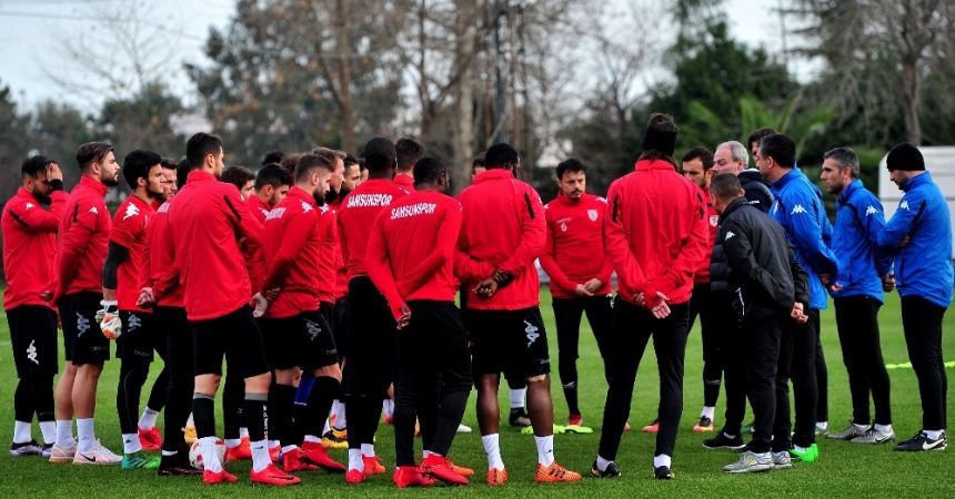 Samsunspor galibiyete odaklandı Samsunspor galibiyete odaklandı