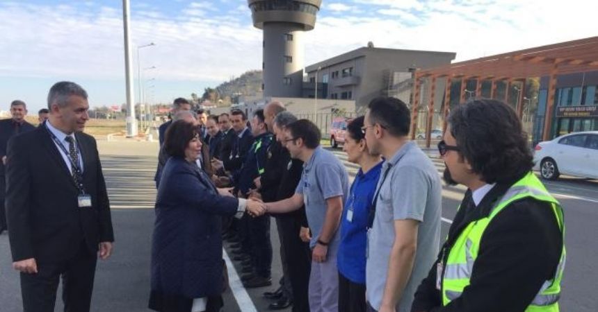 Ordu-Giresun Havalimanı 2 milyon yolcuyu geçti Ordu-Giresun Havalimanı 2 milyon yolcuyu geçti