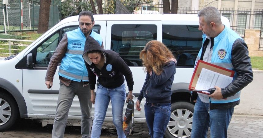 Evlerden hırsızlık zanlısı kızlar yakalandı