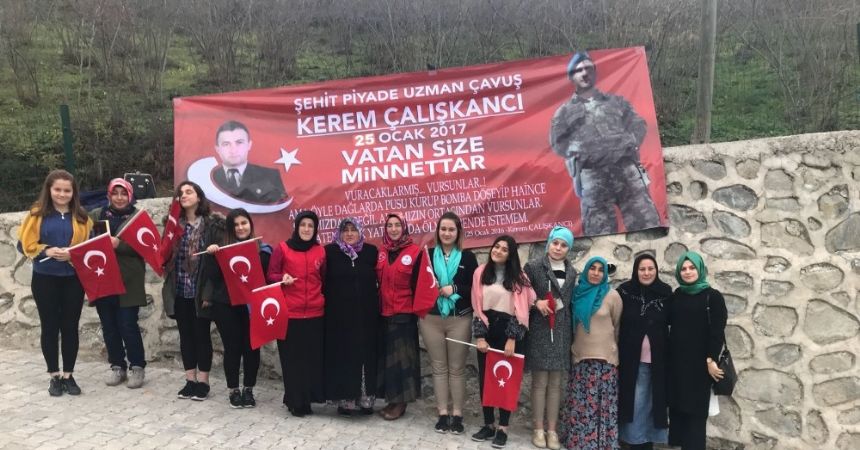 Fatsalı gençlerden şehide vefa Fatsalı gençlerden şehide vefa