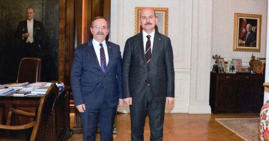 Başkan Şahin, Bakan Soylu ile görüştü