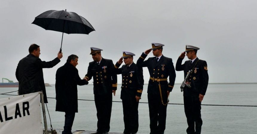 TCG Anafartalar Denizaltısı Samsun’da