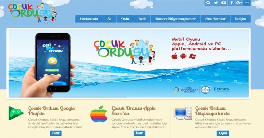 Ordu’da çocuklara su tasarrufu öğretilecek