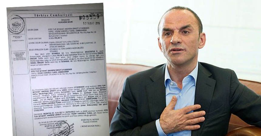 Galip Öztürk'ten temlik açıklaması Galip Öztürk'ten temlik açıklaması