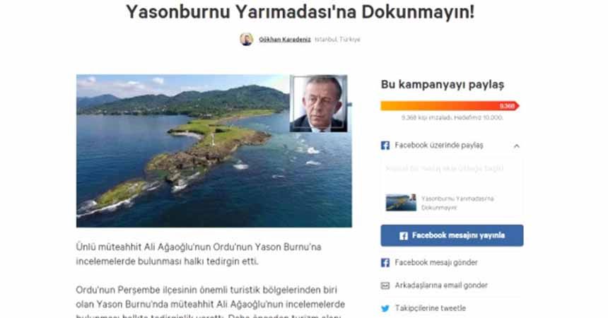 Ağaoğlu, aleyhine başlatılan kampanyaya destek verdi