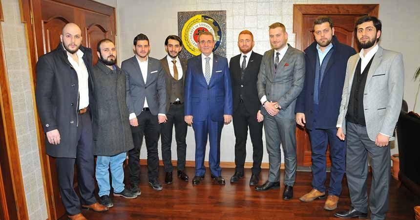 Genç MUSİAD'dan TSO Başkanı'na ziyaret Genç MUSİAD'dan TSO Başkanı'na ziyaret