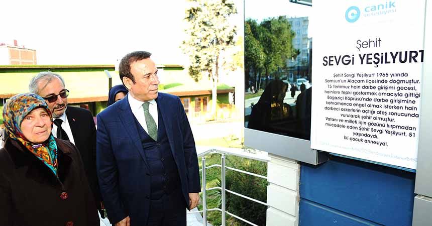Canik'te duygulandıran ziyaret