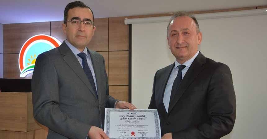 Proje bazlı düşünme sertifika töreni
