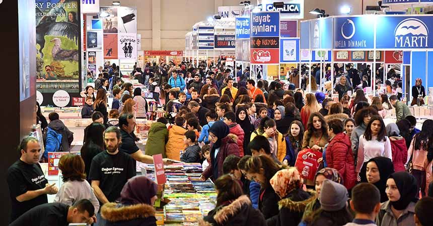 Kitap fuarına rekorlu kapanış