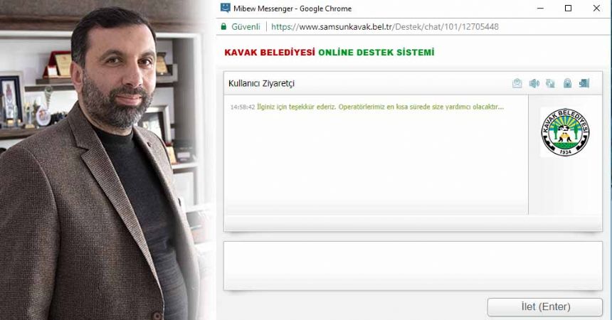 Kavak'ta 'online destek sistemi' devreye girdi