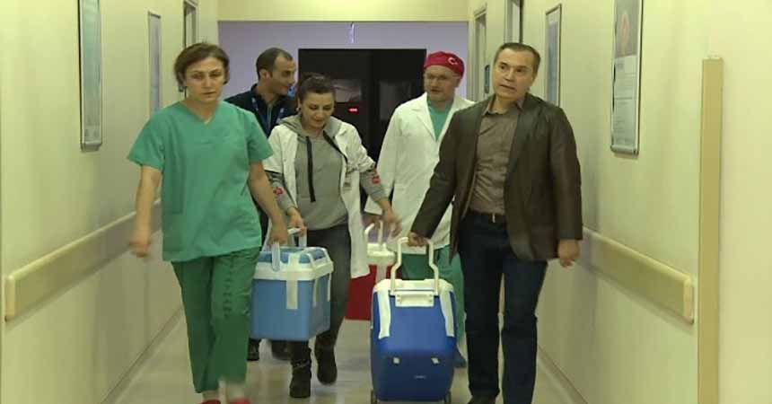Yaşlı adamın organları umut oldu