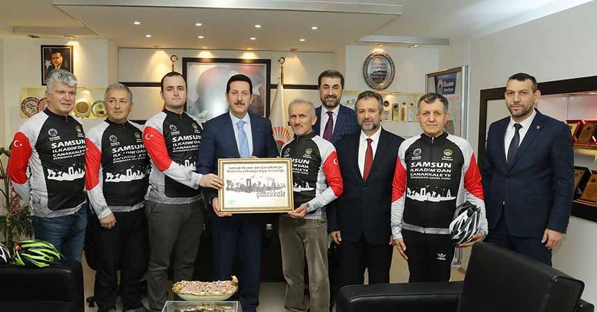 İlkadım'dan Çanakkale'ye pedal çevirecekler
