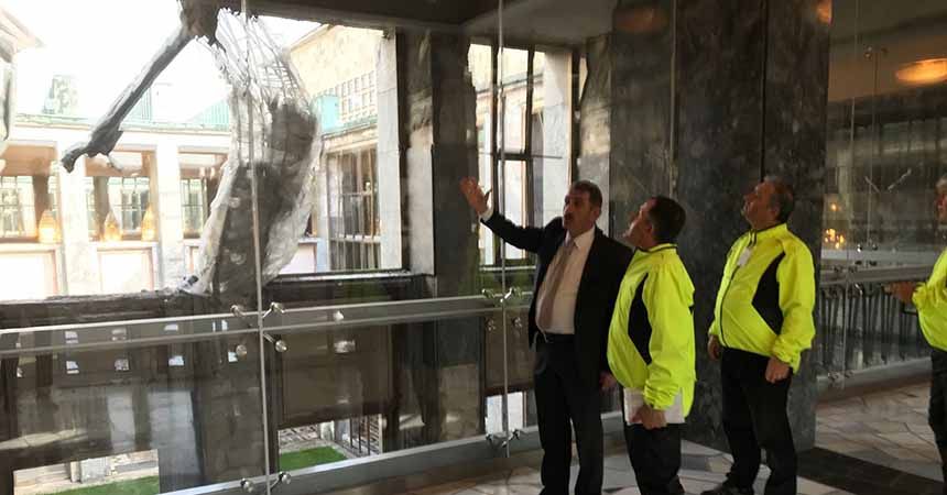 Köktaş, 'şühedaya saygı' yolcularını ağırladı