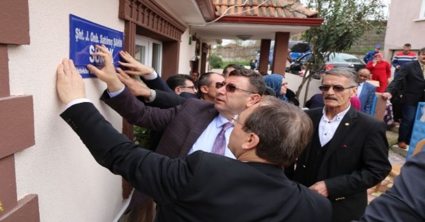 Bafra’da şehide vefa