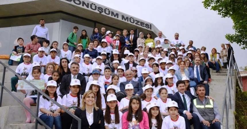 Geri dönüşüm müzesine büyük ilgi