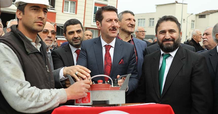 Yeni İlyasköy Camii'nin temeli atıldı