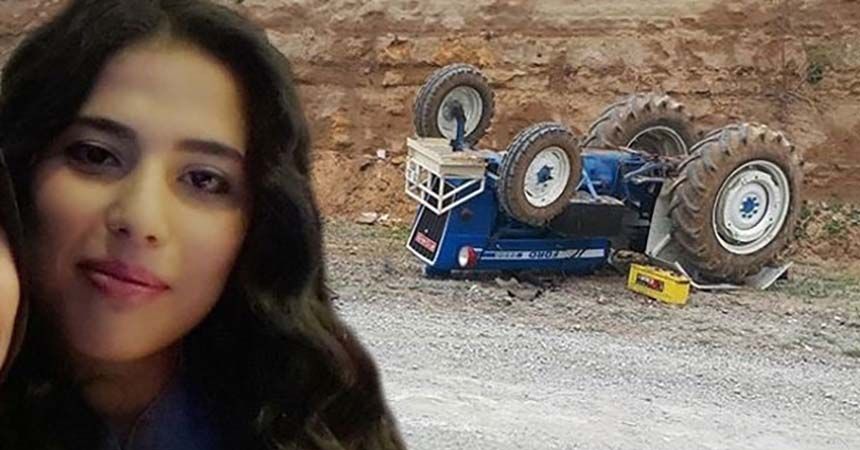 Kullandığı traktörün altında kaldı