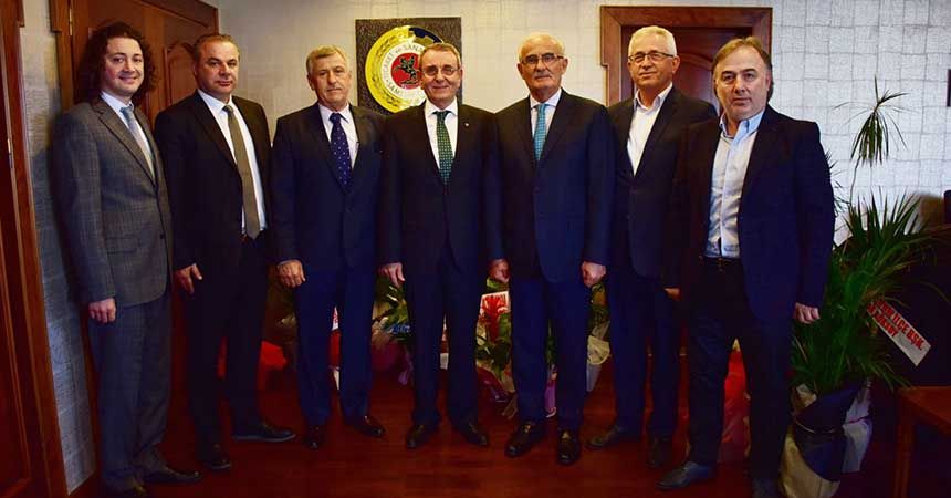Yılmaz'dan TSO'ya 'hayırlı olsun' ziyareti