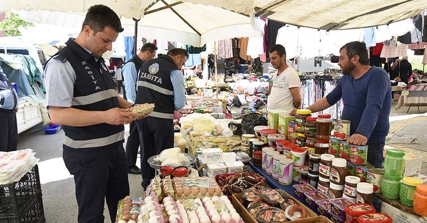 Zabıta'dan pazar denetimi