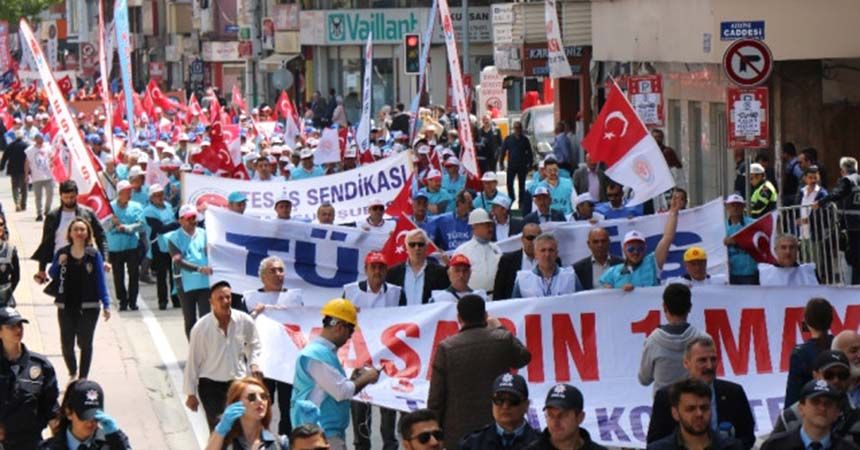 Samsun'da 1 Mayıs coşkusu