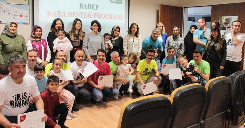 İlgili babalar sertifika aldı