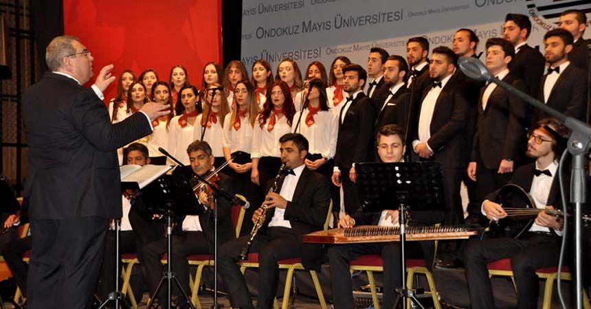 OMÜ'de bahar TSM ile karşılandı