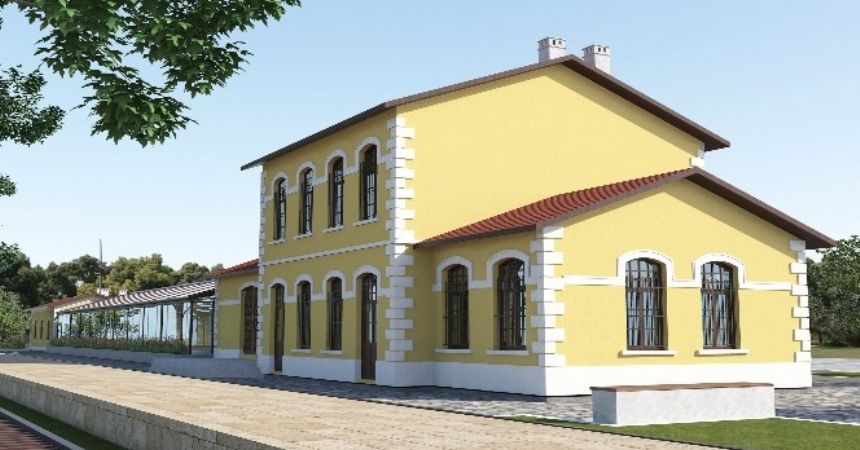 Asırlık gar binaları gün yüzüne çıkıyor