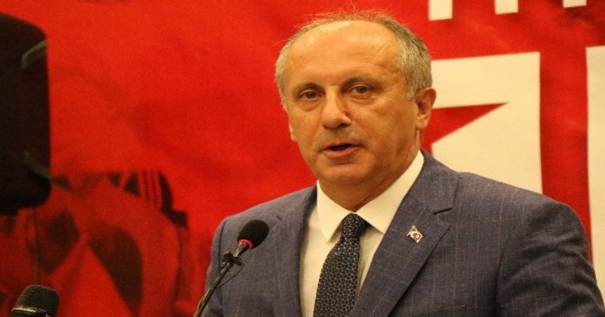İnce manifestoyu Samsun'da açıkladı
