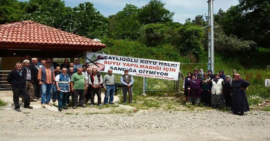 Su gelmezse sandığa gitmeyecekler