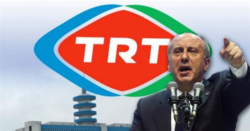 İnce'den TRT resti