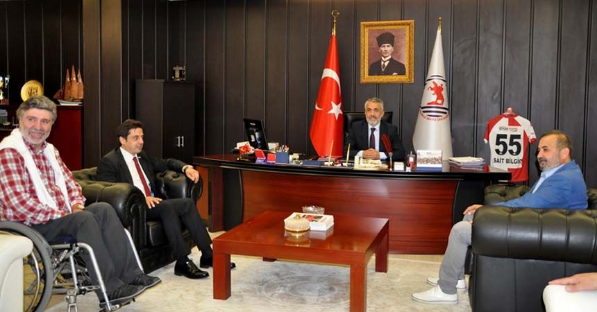 Samsunspor'dan Rektör Bilgiç'e Ziyaret