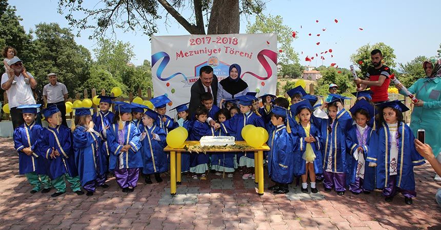 Atakum kreşinde karne heyecanı