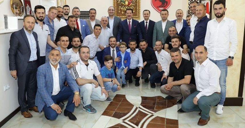 İlkadım'da bayramlaşma