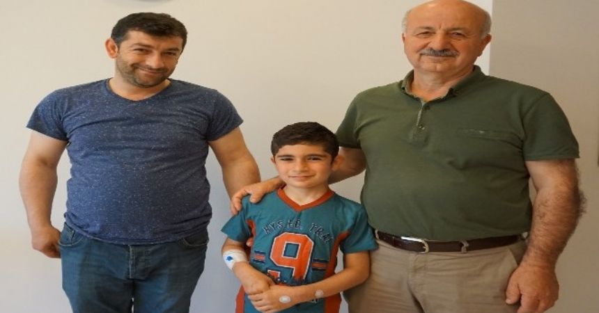 Skalyozdan ameliyatsız kurtuldu