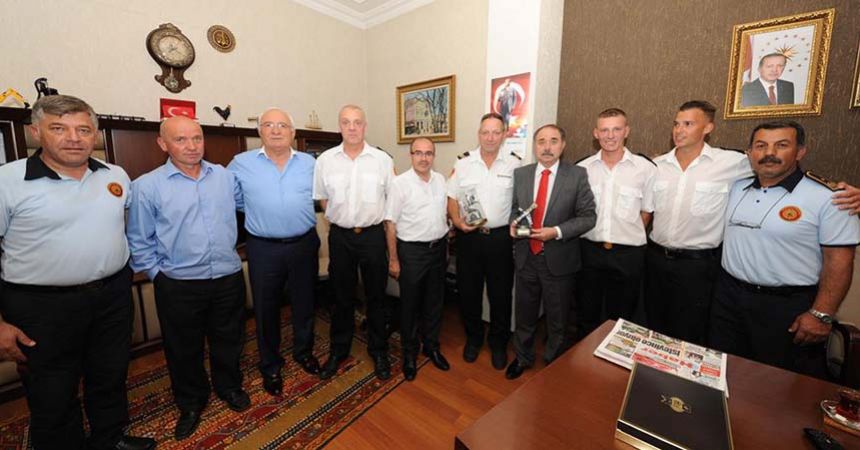 Hollandalı itfaiyeciler Samsun'da